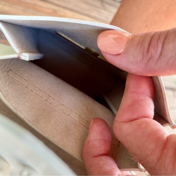 ZAC Zac Posen Amelia Embellished Leather Phone Crossbody Bag EUC - Picture 16 of 17